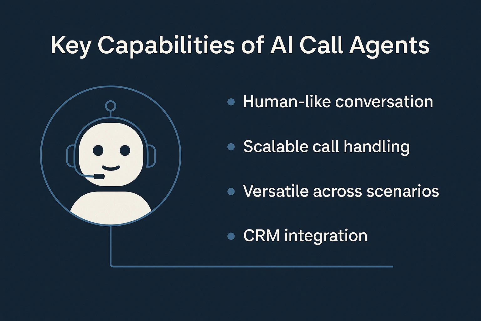 Key capabilities of AI call agents