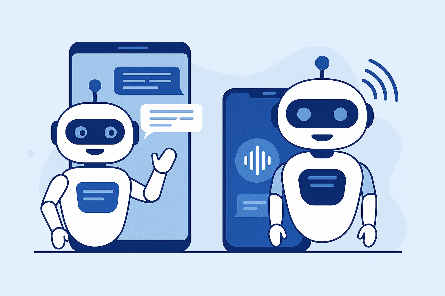 Types of bots: chatbots and voice bots